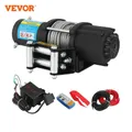 VEVOR 4000LBS 12V Electric Winch for 4X4 43FT Steel Cable With Wireless Control ATV Truck Off Road