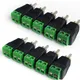 10pcs/set Rca Onnector Plug Speaker Wired To Audio Jack Adapter Rca Rca Plug Connector Connector