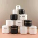 10g-500g Refillable Bottles Travel Face Cream Lotion Cosmetic Container White Plastic Empty Makeup