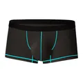 Mens Bulge Pouch Boxer Trunks Modal Underpants Soft Panties Male Boxer Briefs Mid Waist Sport Shorts