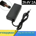 YYHQQBAD 29.4V 2A Charger for 24V 25.2V 25.9V 29.4V 7S lithium battery 29.4V recharger e-bike