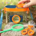 Bug Viewer Outdoor Insect Box Magnifier Observer Kit Insect Catcher Cage Kids Science Nature