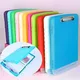 A4 Plastic Storage Clipboard File Box Case Document File Folders Clipboard Writing Pad Stationery