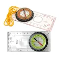 Portable Mini Precise Compass Practical Guider Survival Tools Hiking Multifunctional Compass Outdoor