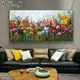 FULLCANG Abstract Flower Oil Style Mosaic Painting large size full square round drill diamond