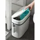 14L Bathroom Waste Bins Press-Type Trash Can Household Waterproof Dustbin Storage Box Kitchen