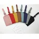 1PC Portable PU Leather Luggage Tag Suitcase Identifier Label Baggage Boarding Bag Tag Name ID