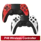 Wireless Controller BT Gamepad For PS4 PS3 Console PC Joystick With Touch Pad 6-axis Gyro Double