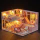 Baby House Mini Miniature Doll House DIY Small House Kit Production Room Princess Toys Home Bedroom