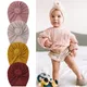 New Solid Waffle Crochet Knit Baby Hat 3M-5T Turban Infant Toddler Newborn Baby Cap Bonnet Beanies