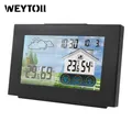 Wireless Weather Station Forecaster Indoor Outdoor Thermometer Hygrometer with Sensor Color Touch