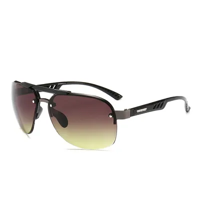2021 Fashion Men Vintage metal pilot Sunglasses Classic Brand Sun glasses Coating Lens Driving Eyewear Men/Women sunglasses