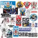 Anime Gundam Mobile Suit Japanese Comic Suitcase Tide Brand Stickers Suitcase Waterproof Stickers