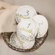 12pcs Baby Milestone Number Monthly Memorial Cards Newborn Baby Paper Wooden Engraved Age