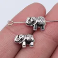 WYSIWYG 10pcs 12x9mm Antique Gold Color Antique Silver Color Elephant Small Hole Beads For Jewelry