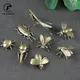 8 Style New Design Brass Insect Clan Figurines Miniatures Solid Tea Pet Funny Beetle Crafts