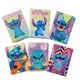 Disney Stitch Kids Passport Cover Leather Travel Passport Holder For Men Function Business Card Case