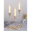 3Pcs/Set European style Metal Candle Holders Candlestick Fashion Wedding Table Candle Stand