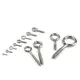 12 Kinds of Eye Screw Bolt Hook 304 Stainless Steel Screw Eye DIY Rope Accessories Wood Screws