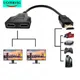 HDMI-Compatible Splitter Adapter Cable 2 Dual Port Y Splitter 1 In 2 Out HDTV Male To HDTV Female 1