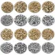 100Pcs/Lot 6/7mm Star Love Heart Gold Color Loose Spacer CCB Acrylic Charm Beads for DIY Jewelry