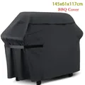 BBQ Grill Cover 210D Oxford Fabric Durable Barbecue BBQ Cover Heavy Duty Waterproof Dust-proof Grill