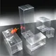 General Square Clear PVC Boxes Wedding Favor Gift Packaging Box Transparent Party Candy Bags