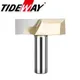 Tideway Bottom Cleaning Router Bits For Wood 1/2 1/4 Inch Shank Woodworking Bits Flat slotted Cutter