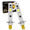 IVOTOW 2Pcs Error Free H1 LED Bulb 1:1 Mini Size No Adapter Required For Car LED Head Light 6500K