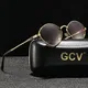 GCV Brand Cat Eye Olive-Shaped Titanium Alloy Men Wome Sunglasses Polarized UV400 Night Vision