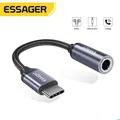 Essager USB Type-C to 3.5 mm Jack Female Adapter For Headphone Headset Type C to 3.5mm Aux Audio