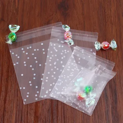 Wedding Bag Packing Transparent Cellophane Candy Cookie Gift Bag Christmas Bags Frosted OPP Birthday