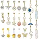 ZS 1 PC Gold Color 14G Stainless Steel Belly Ring Snake Heart Shiny CZ Crystal Navel Belly Button