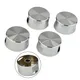 4PCS Rotary Switches Aluminum Alloy Round Knob Gas Cooktop Handle Kitchen Accessories Kitchen