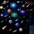 Luminous Colorful Milky Way Wall Stickers Stars Glow In The Dark Galaxy Wall Decals For Kids Room