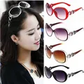 Sunglasses Ladies Anti-Ultraviolet Jade Crystal Texture Sunglasses Gradient Black Outdoor Sunglasses