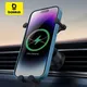 Baseus Car Phone Holder Wireless Charger Car Charger for Air Vent Mount Fast Charging For iPhone 12