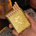 16/20 pcs Shelby Cigarette Case Luxury Vintage Engraved Cigarettes Storage Box Container Pocket