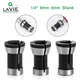 LAVIE 1pc 3PCS Set Collets 6.35mm 8mm 6mm Collet Chuck Engraving Trimming Machine Electric Router