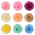 4"6"8"10"12" Paper Tissue Party Flower Ball Decoration Paper Pompoms Wedding Decorative Baby Shower