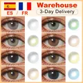 HIDROCOR Color Contact Lenses For Eyes 1pair Yearly Natural Eye Color Lens Cosmetic Soft Eye Lenses