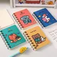 Kawaii Cute Cartoon Animals Mini Spiral A7 Notebook Daily Weekly Planner Blank Paper Note book Time