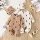 【Gift Hat】Set Baby Unisex Boy Girl Newborn Onesies Romper 0-18 Months Toddler Clothing Infant Long