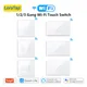 LoraTap Tuya Smart Life 1 2 3 Gang EU/US Light Touch Panel Switch App Remote Control Timing Voice