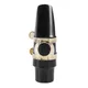 Alto Sax Saxophone Mouthpiece Plastic with Cap Metal Buckle Reed Mouthpiece Patches Pads Cushions
