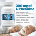 Natural sleep aid sleep supplement with magnesium melatonin GABA chamomile valerian