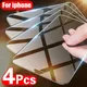 4PCS Tempered Glass for iPhone 11 12 13 14 15 Pro XR X XS Max Screen Protector on for iPhone 12 13