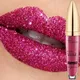 Shiny Lip Gloss Waterproof Diamond Shimmer Glitter Lips Plumper Glaze Long Lasting Highly Pigmented