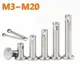 304 Stainless Steel with Hole Pin Shaft Cotter Pin Set Flat Head Cylindrical Pin Plug Pin