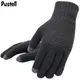 Winter Men Knitted Gloves Touchscreen High Quality Male Mitten Thicken Warm Wool Cashmere Solid Men